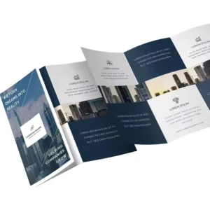 A4 Brochure Holder Weather-Resistant Flyer Leaflet Brochure Spiral Binding for Business