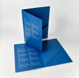 A4 Business and School Presentation Document Folders with Pockets, Custom Printing