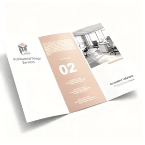 A4 Folding Customized Flyer Business Flyer Product Picture Introduction Handbook Flyer Two Folds Three Folds
