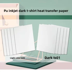A4 Inkjet Printer Heat Transfer Paper for T-Shirts Dark-Color and Light-Color Apparel Digital HTV