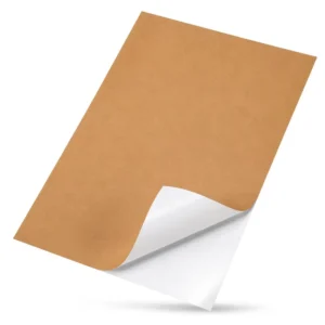 A4 Kraft Label Paper Printable Brown Sticker Sheets Easy-Peel Self-Adhesive Paper