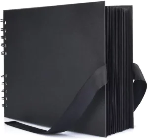 A4 Kraft Paper Black Page Scrapbook Photo Album