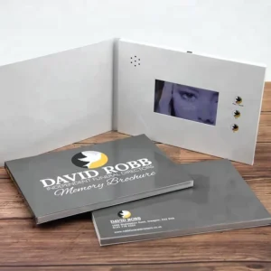 A4 Mini Video Advertising Brochure with LCD Screen