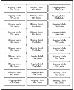 A4 Self-Adhesive Sheet with 30 Labels, SKU, Price, Address, Barcode, Shipping Labels