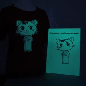A4 Size Fluorescent Glow in the Dark Inkjet Heat Transfer Sticker Paper
