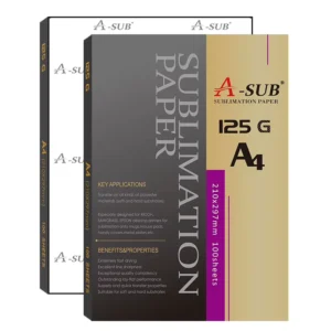 A4 Sublimation Transfer Paper 210x297mm 100 Sheets 125g Compatible with Inkjet Printers