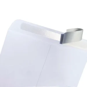 A4 White 100g Offset Paper Self-Seal Business Envelopes, 100-Pack, Strong Glue