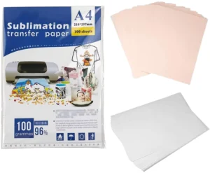 A4 White Sublimation Paper Quick Drying Heat Transfer for DIY T-Shirt Printing