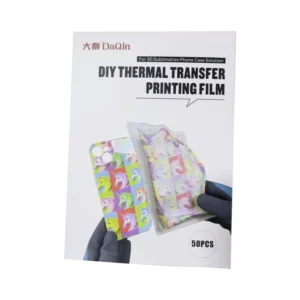 A5 3D Sublimation Heat Transfer Film 50 Sheets/Pack Printable Film for DIY Phone Cases with 3D Vacuum Machine