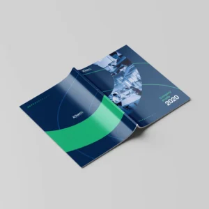 A5 Brochure Flyer, CMYK 4-Color Offset Printing, Perfect Binding, Coated Paper, Film Lamination, Advertising Use