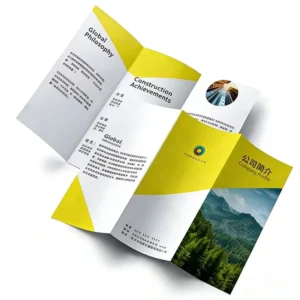 A5 Brochure, Flyer and Leaflet Printing Service with Pamphlet Holder and Hang Tags