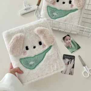 A5 Cartoon Plush Loose-Leaf Kpop Photo Album Binder