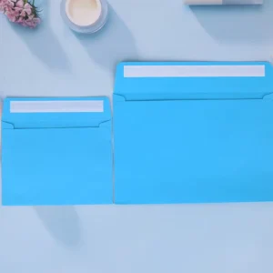 A5 Colorful Self-Seal Paper Mailing Envelopes, 21.5 x 14.5 cm, Square Flap