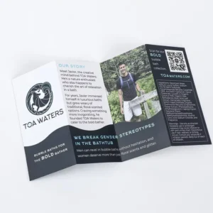 A5 Custom Flyer Glossy Paper Personalized Full Color Digital Printing Leaflet Manual
