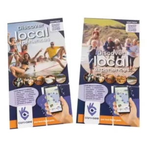 A5 Custom Glossy Paper Full Color Digital Printing Business Advertising Leaflet Manual Flyer