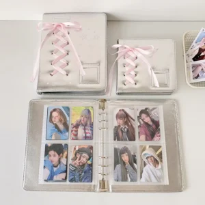 A5 Kpop Photo Card Binder, Transparent, 60 Pockets