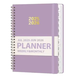 A5 Planner Weekly Monthly Calendar Academic Planner for Teachers and Students with Tabs