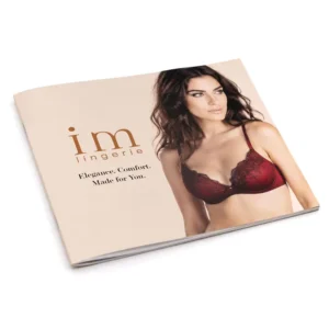 A5 Softcover Booklet Custom Color Gold Foil Brochure Printing