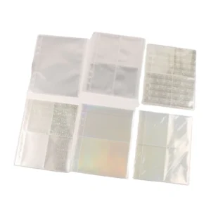 A5 Transparent Card Book Inner Page 2 Grid PP Card Bag 5 Inches Loose Leaf 6 Holes Instant Photo Album Inner Page