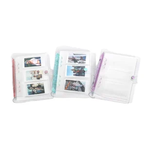A6 PVC High Quality Durable Eco-Friendly Handmade DIY for Instax Instant Camera Color Transparent PP 100/50 Sheets Photo