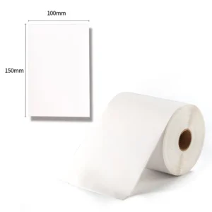 A6 Thermal Labels 500 Pack 100 x 150 mm Consignment Note Barcode Airway Bill Labels on a Roll