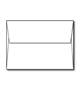 A7 Gift Card Envelopes, 5 1/4 x 7 1/4, White Linen, 80 gsm, 24 lb