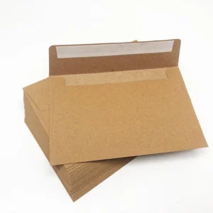 A7 Kraft Paper Self-Seal Envelope, Western Style, 120gsm