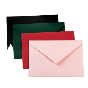 A7 Kraft and Cardboard V-Flap Invitation Envelope for Wedding Invitation Cards