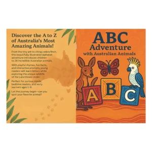 ABC Adventure Alphabet Book with Australian Animals for Children