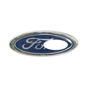 ABS Car Emblem Badge, Dark Blue and Light Blue, Self-Adhesive Backing, 115x45mm