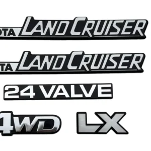 ABS Glossy Car Logo Stickers and Emblem for LC76 LC79 LC71 Sports Style