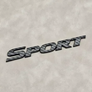 ABS Letters Sport Logo Car Rear Trunk Sticker Emblem Badge for Jeep Toyota Highlander Corolla Rav4 Yaris Accessories