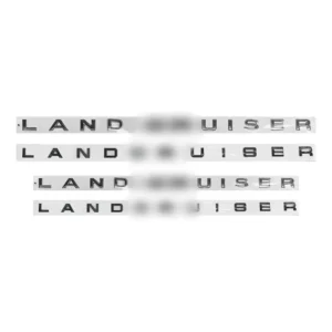 ABS Material Letter Sticker Car Stickers Designed for Toyota LC250/LC300 and Land Cruiser