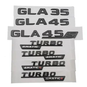 ABS Rear Trunk GLA35 GLA45 S TURBO-4MATIC Emblem