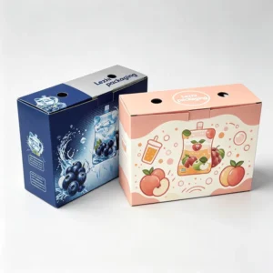Accept Custom Corrugated Paper Box Shipping Packaging Boxes With Logo Biodegradable Paper Box for Beverage
