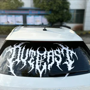 Accept Customization Design Logo Waterproof Vehicle Decals Colorful Rainbow Laser Hologram Gold Transfer Car Window Stickers