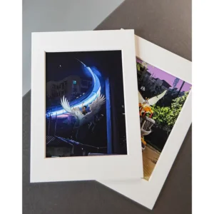 Acid-Free Cardstock Ink-Printed Micro-Spray Framed Celebrity Photo Decorative Poster