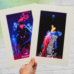 Acid-Free Cardstock Ink-Printed Micro-Spray Framed Poster
