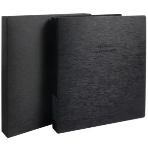Acid-Free Plastic Ring Binder Hard Case Waterproof Photo Slide Storage Album Cover Print File Sheet Roll
