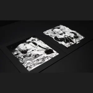 Acid-free Cardboard Framed Printed Giclee Poster with Illustration and Photo Decorative Art