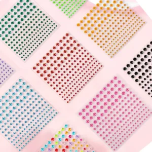Acrylic Gem Rhinestone Self-Adhesive Face Decoration Stickers