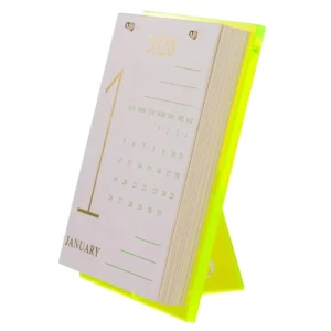 Acrylic Office Desktop Calendar Display Holder Customizable Size