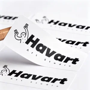 Adhesive QR Code Trademark Label Sticker Transparent Tear Resistant Takeaway Milk Tea Coffee Cup