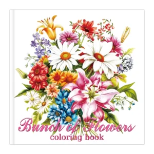 Adult Flower Designs Coloring Book