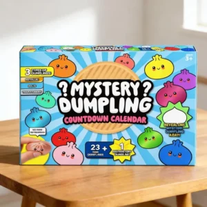 Adult Stress-Relief Dumpling Bag Fidget Squishy Countdown Calendar Blind Box Squeeze-and-Pinch Toy