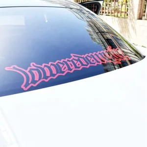 Advertising Car Logo Transfer Sticker Custom Print Auto Car Glass Window Windscreen Car Windshield Decals Banner Stickers
