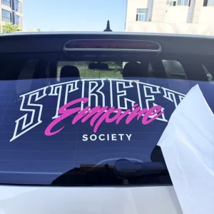 Advertising Use Cut Out Logo Transfer Sticker Custom Letter Auto Window Windscreen Windshield Decals Car Banner Stickers