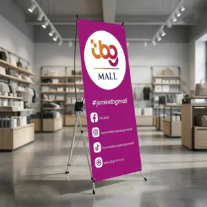 Advertising X Stand Banner for Corporate Events
