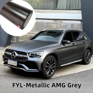Air Bubble-Free Matte Volcanic Grey Car Wrap Vinyl Body Film