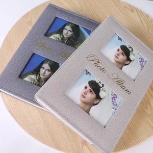 Album Fotos Photo Box Mini Funny Album Creative Gift PU Leather Photo Album